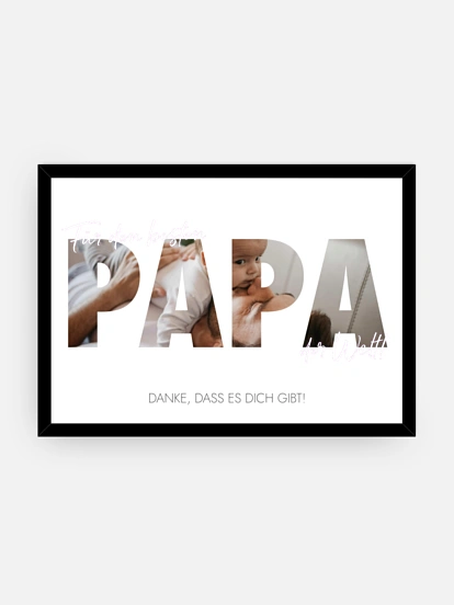 Wandbilder Vatertag Bild für Papa
