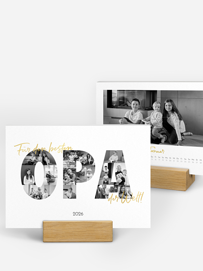 Tischkalender Bilder für Opa