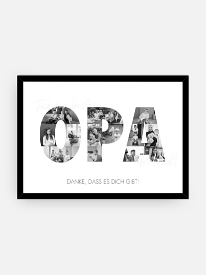Poster Bilder für Opa