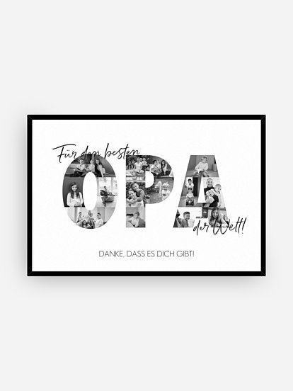 Poster Bilder für Opa