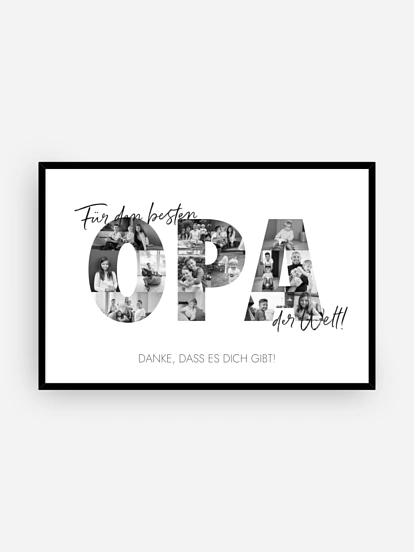 Poster Bilder für Opa