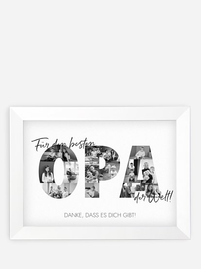 Poster Vatertag Bilder für Opa