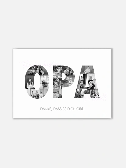 Poster Vatertag Bilder für Opa