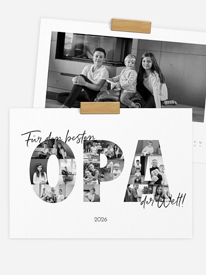 Wandkalender Bilder für Opa