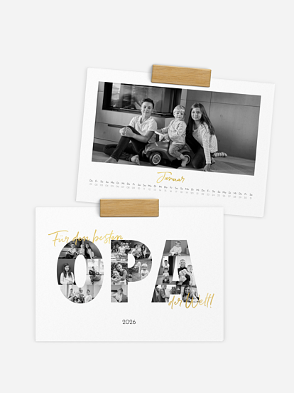 Wandkalender Bilder für Opa