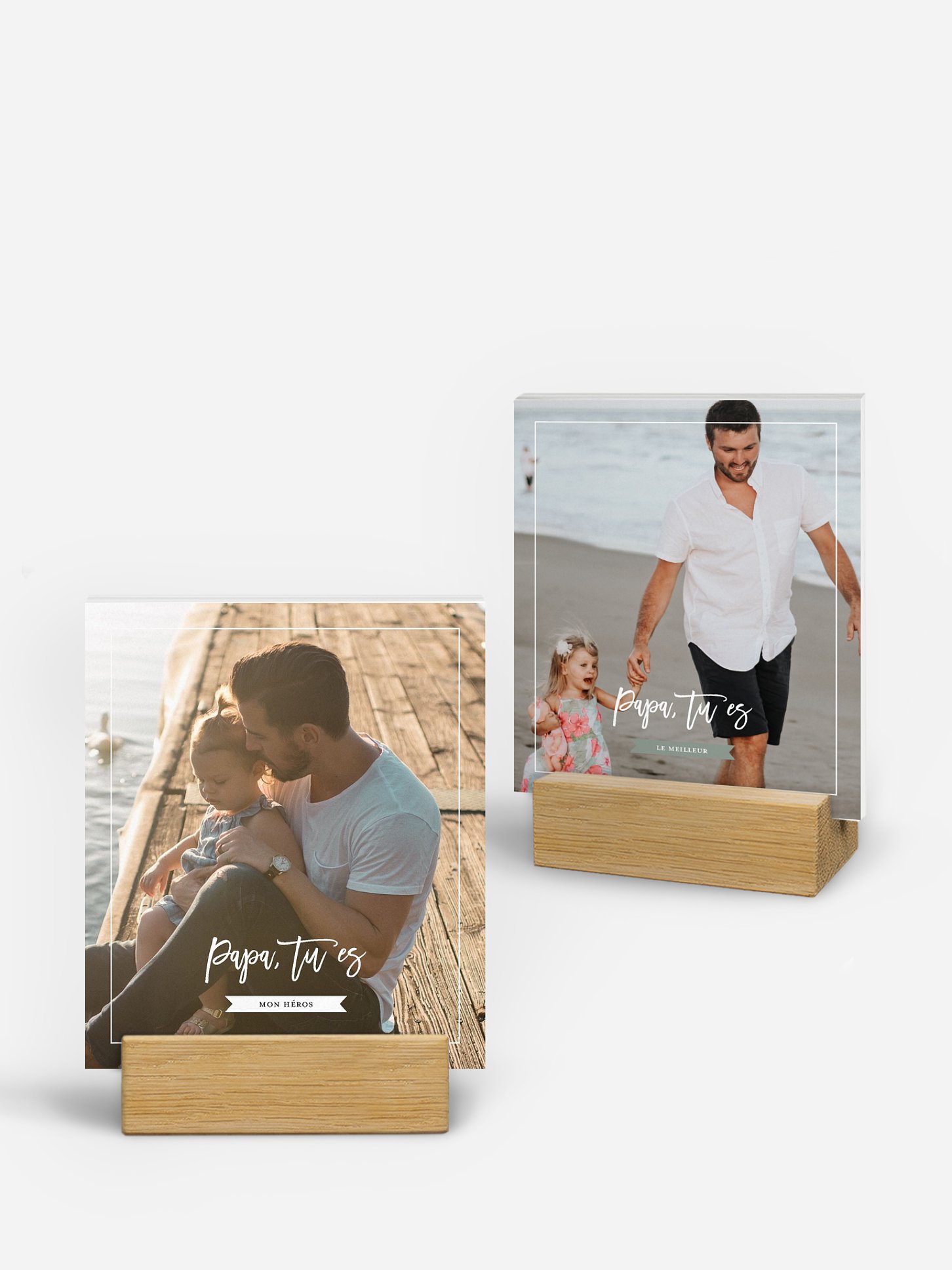 Porte-photos fête des pères Tu es...