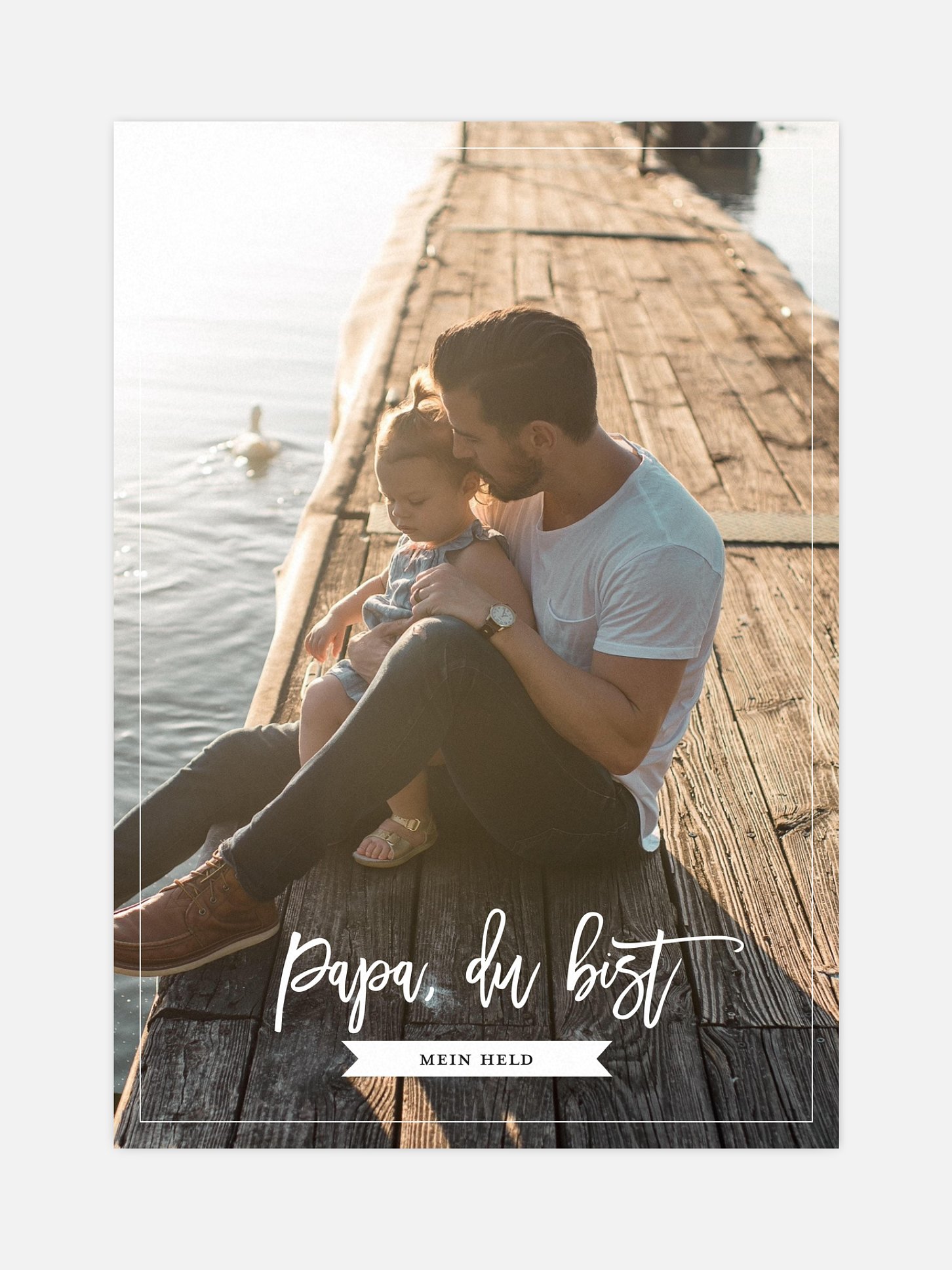 Poster Vatertag Du bist...