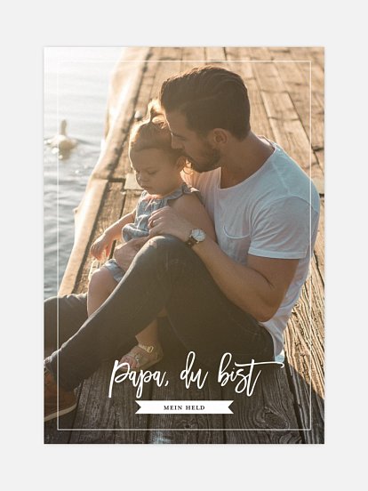 Poster Vatertag Du bist...