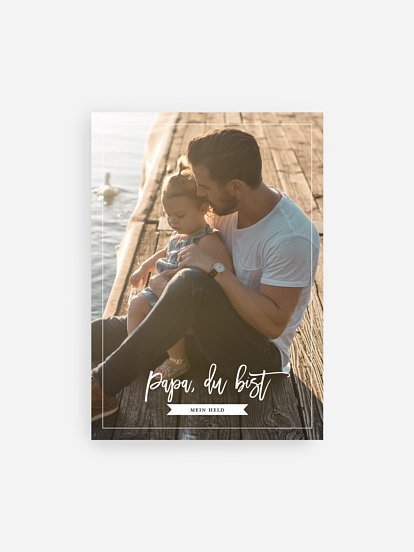 Poster Vatertag Du bist...