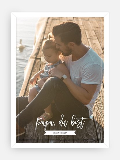 Poster Vatertag Du bist...