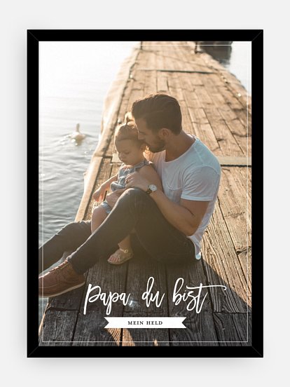 Poster Vatertag Du bist...