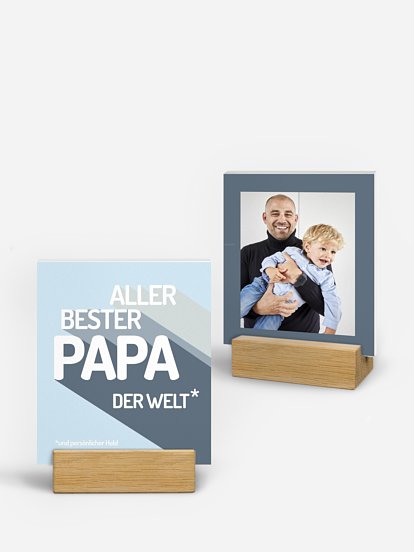 Fotohalter Vatertag Retro