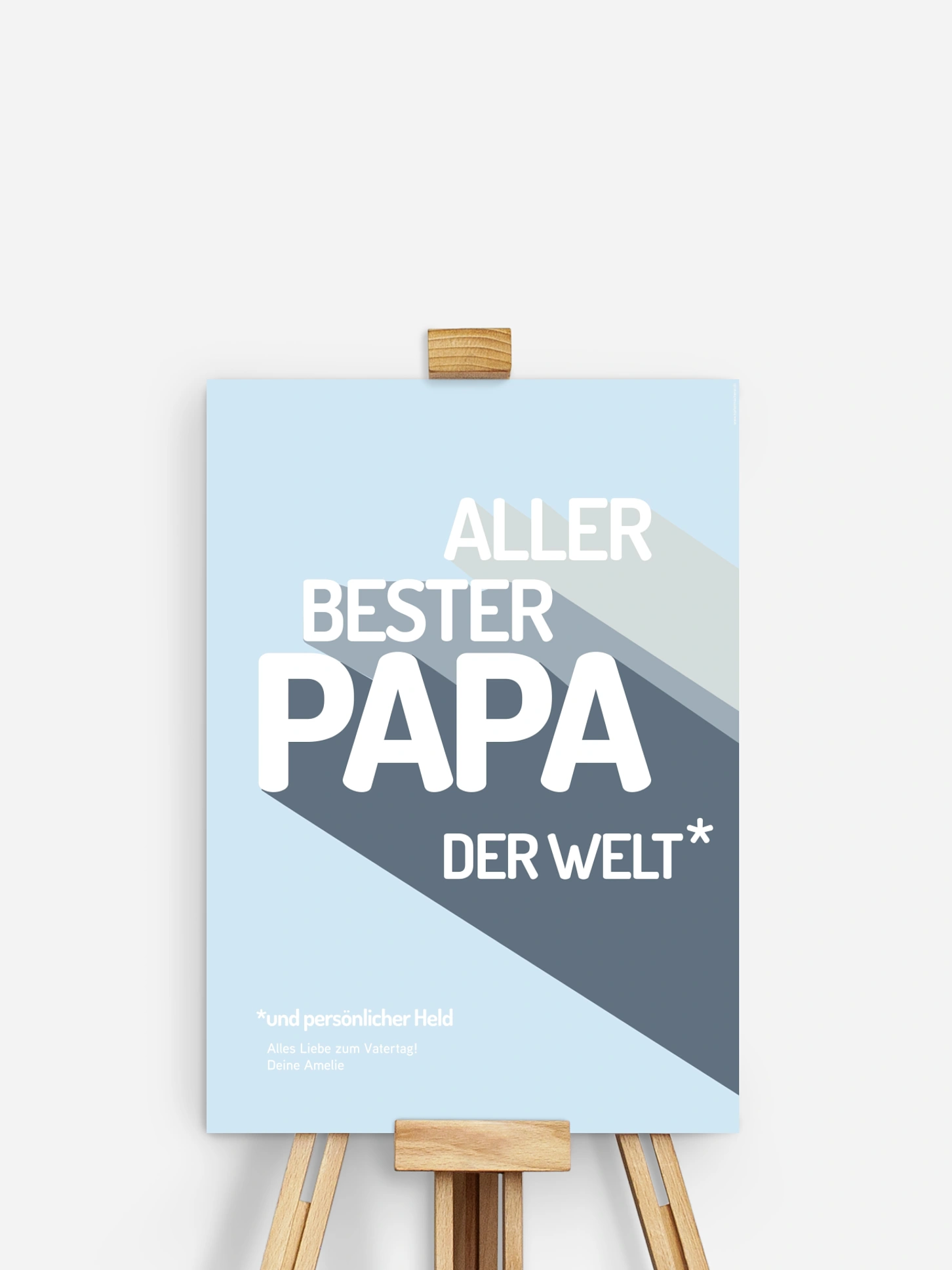 Poster Vatertag Retro