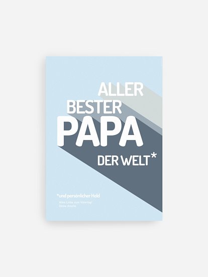 Poster Vatertag Retro