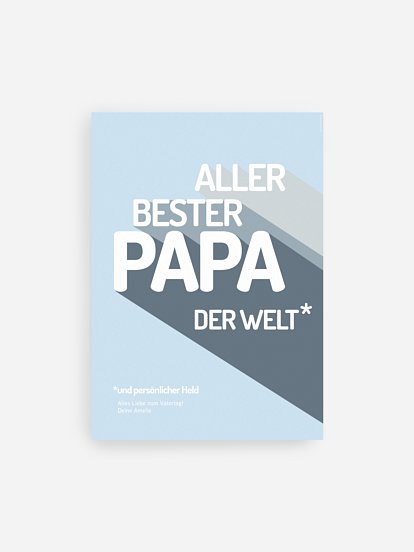 Poster Vatertag Retro