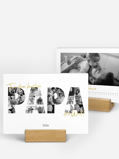 Tischkalender Bilder für Papa