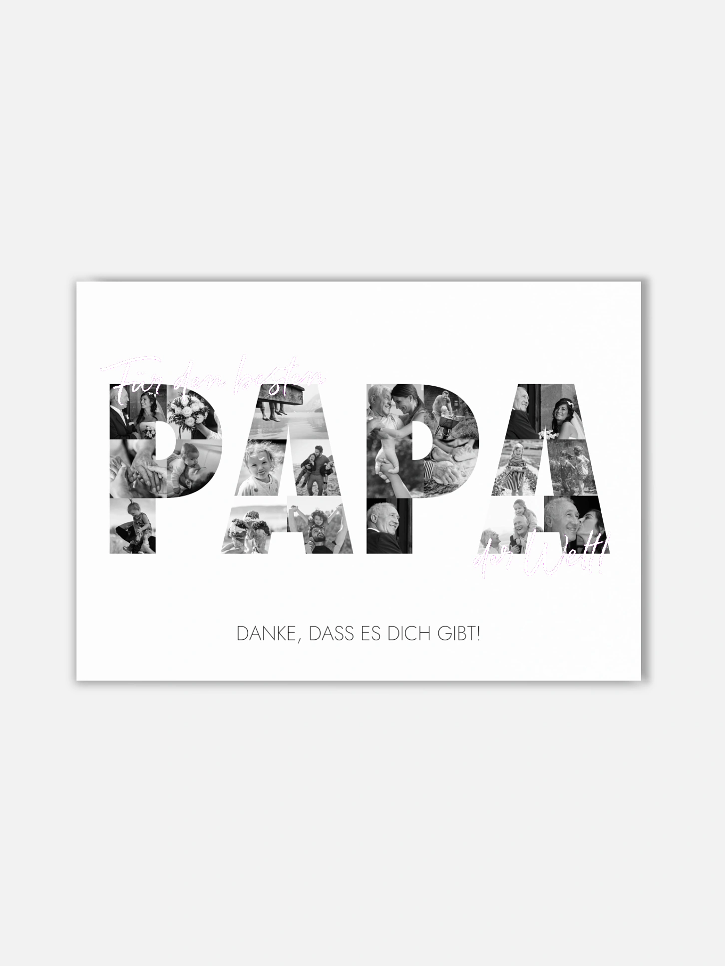 Poster Vatertag Bilder für Papa
