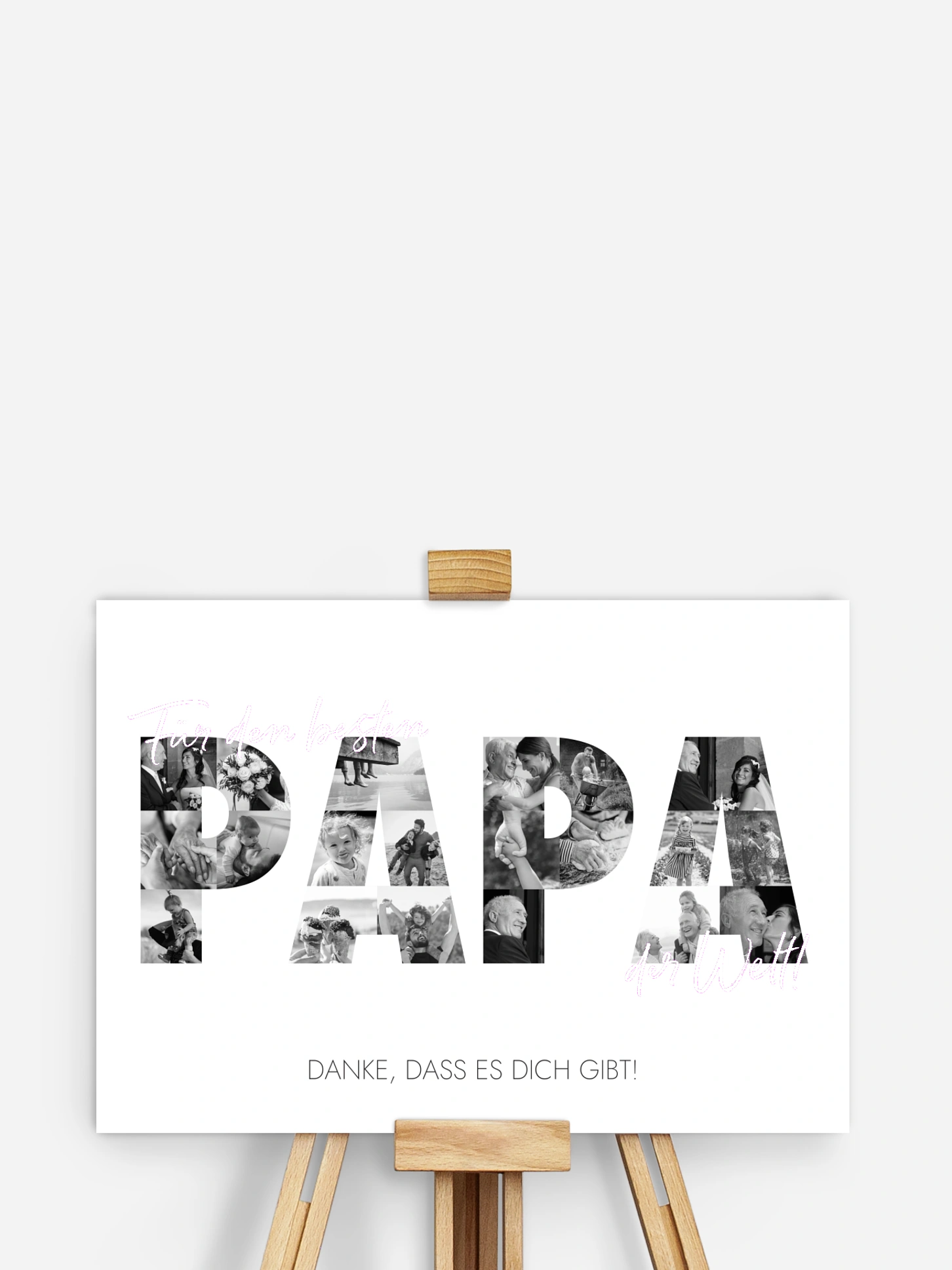 Poster Vatertag Bilder für Papa