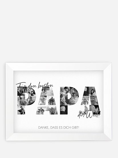 Poster Vatertag Bilder für Papa