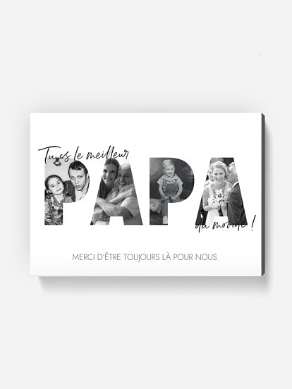 Affiche fête des pères Souvenirs avec papa