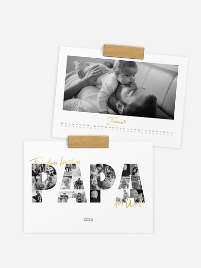 Wandkalender Bilder für Papa