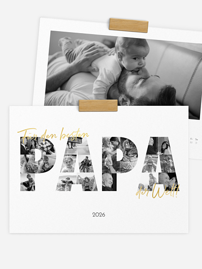 Wandkalender Bilder für Papa