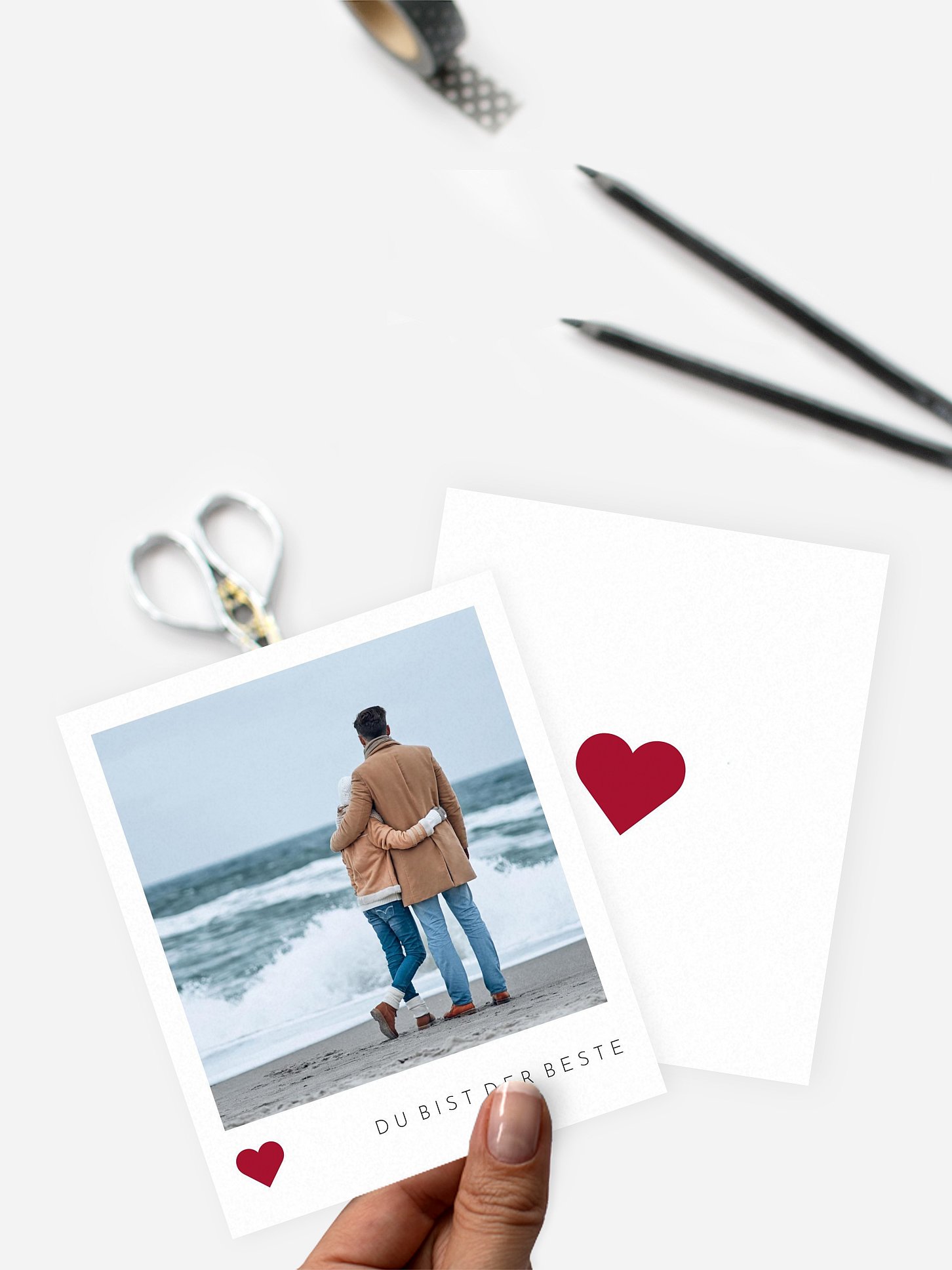 Retro Bilder Vatertag With all my Heart