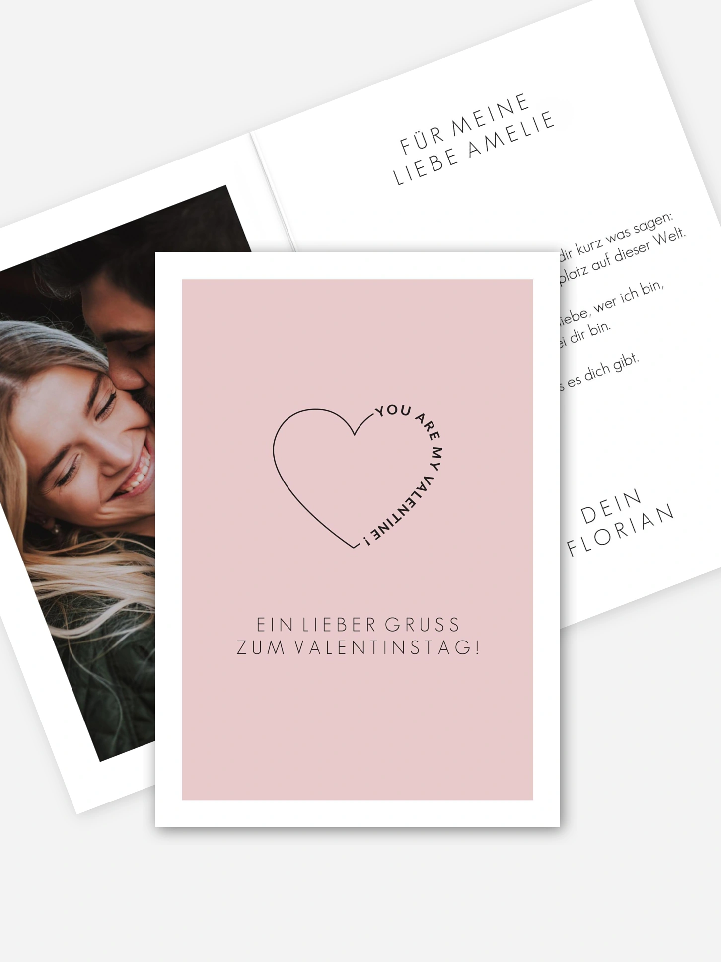 Karte zum Valentinstag You are my Valentine
