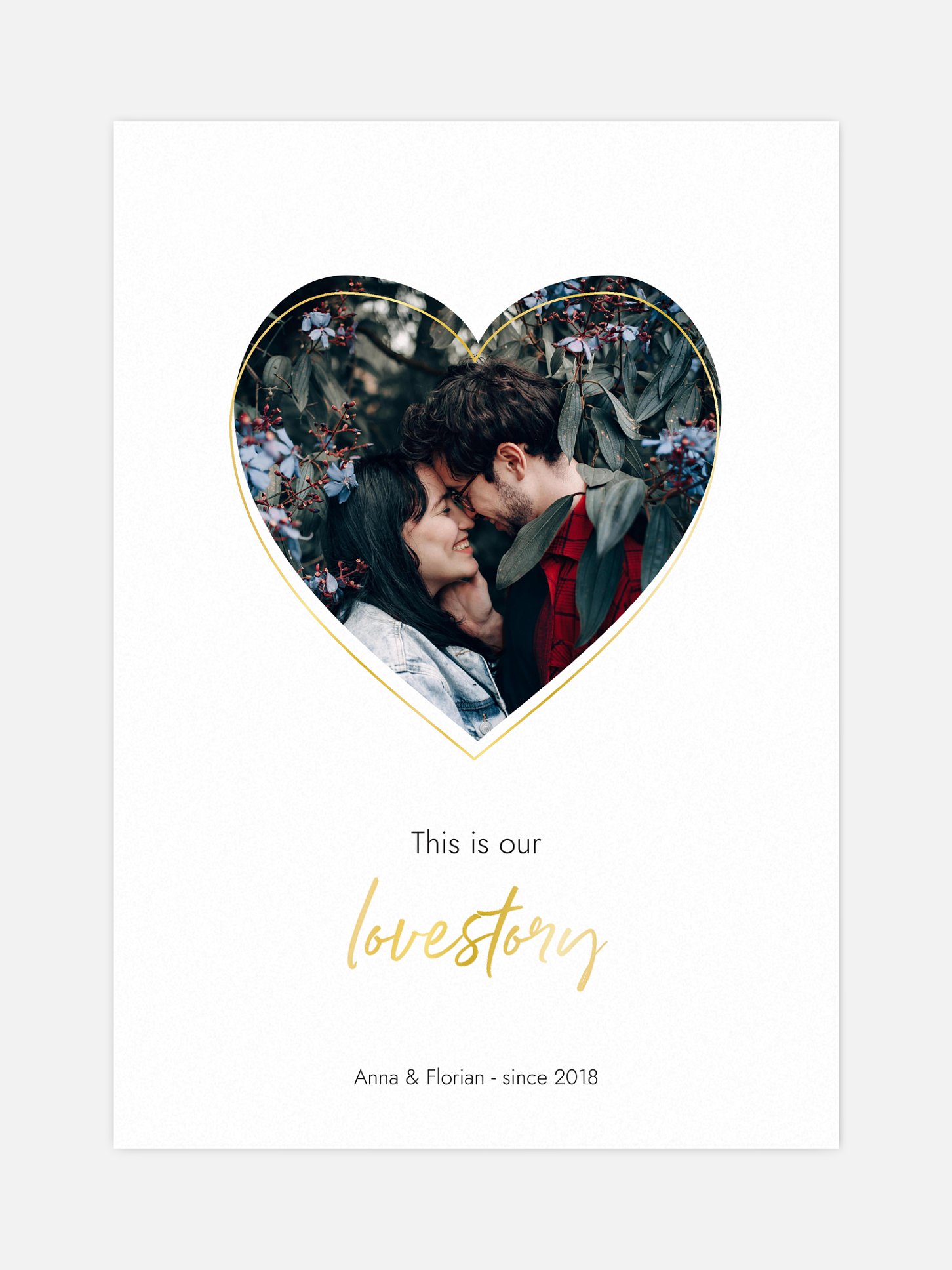 Poster Valentinstag Valentinsherz
