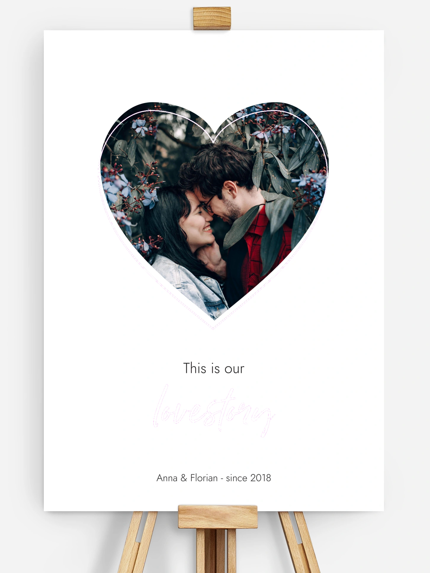 Poster Valentinstag Valentinsherz