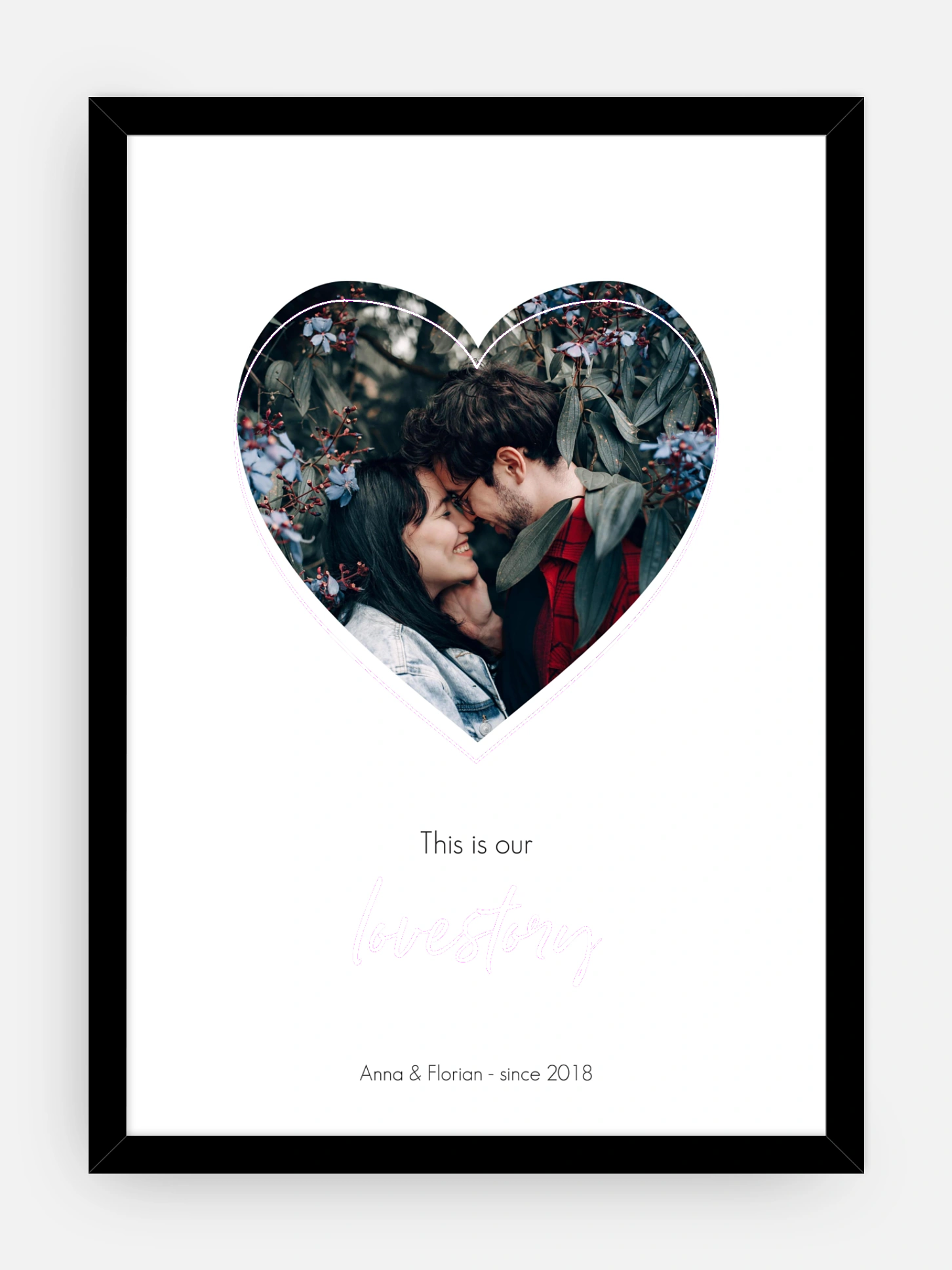 Poster Valentinsherz