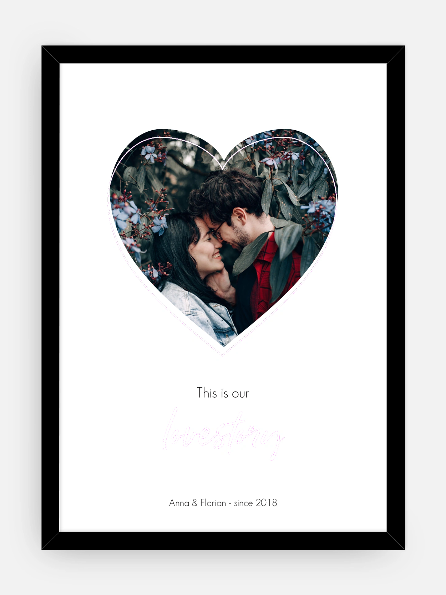 Poster Valentinsherz