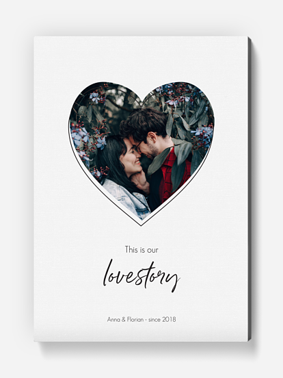 Poster Valentinsherz