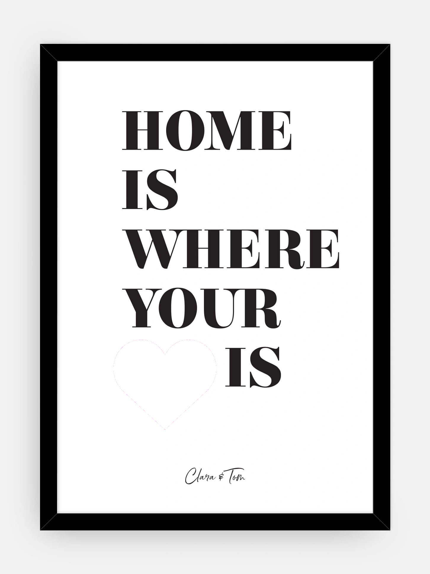 Poster Valentinstag Happy Place