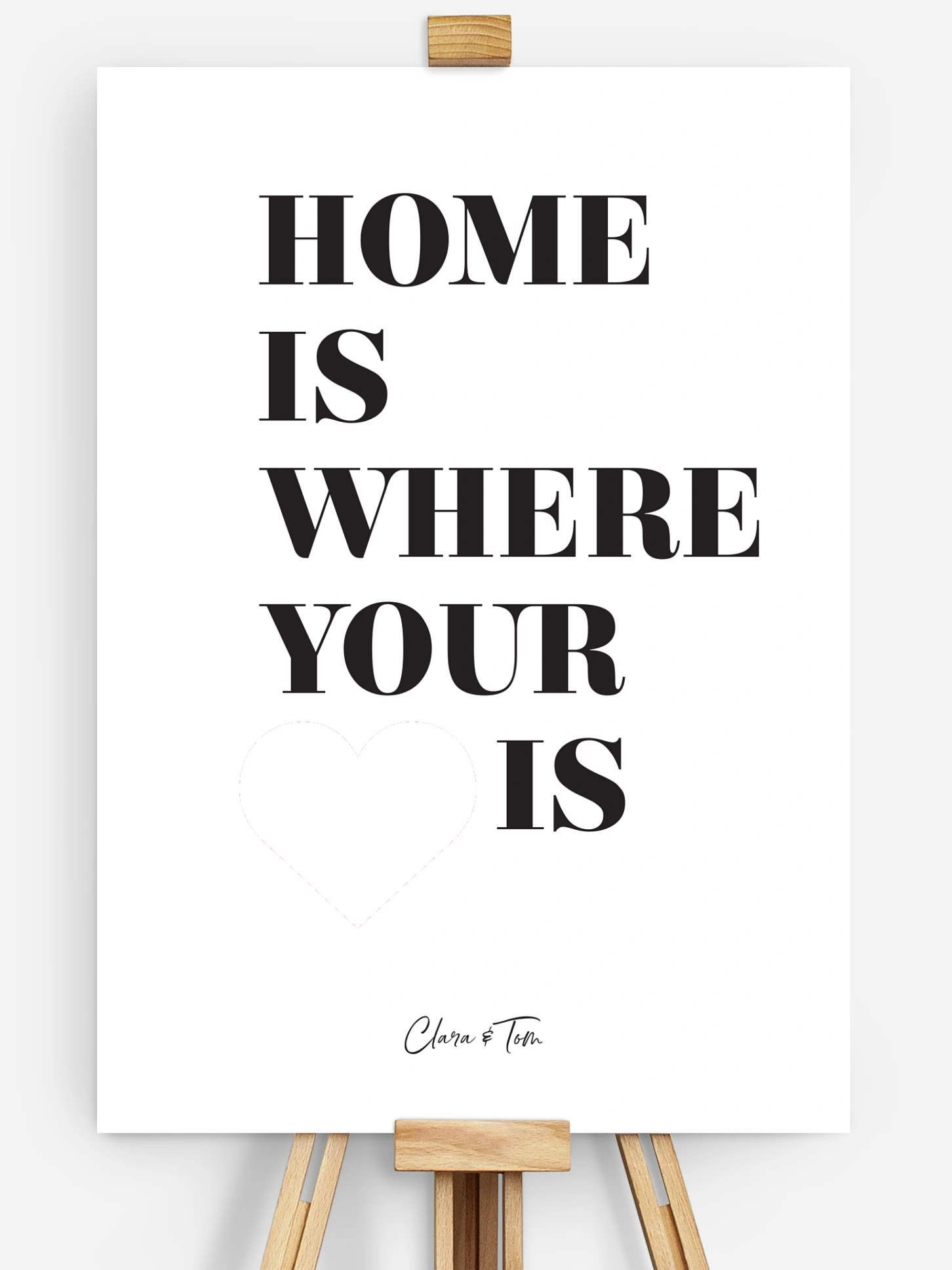 Poster Valentinstag Happy Place