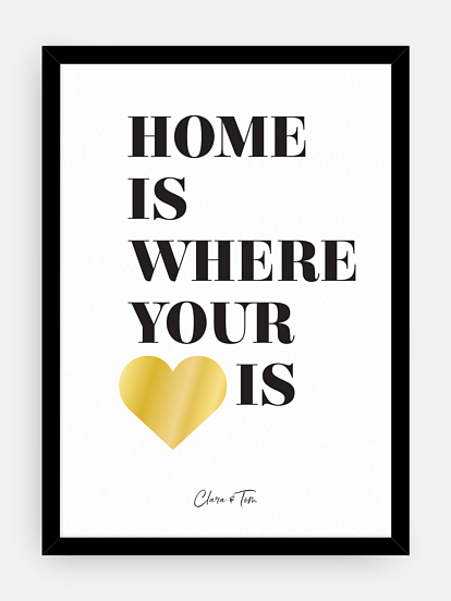 Poster Valentinstag Happy Place