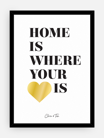 Poster Valentinstag Happy Place