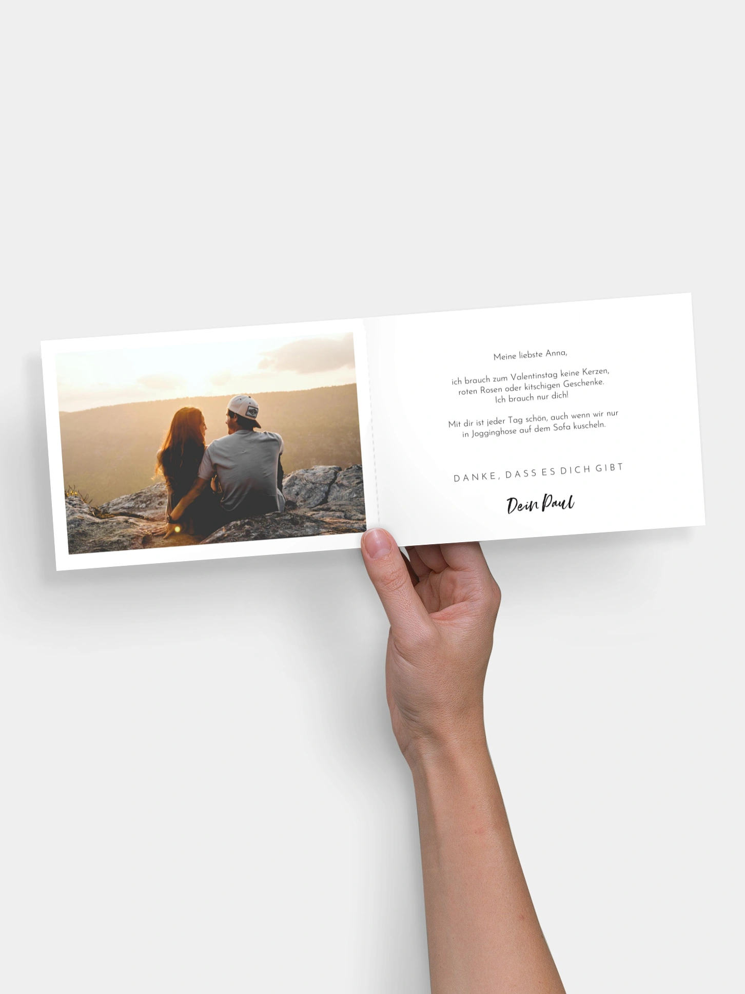 Karte zum Valentinstag Precious Memories