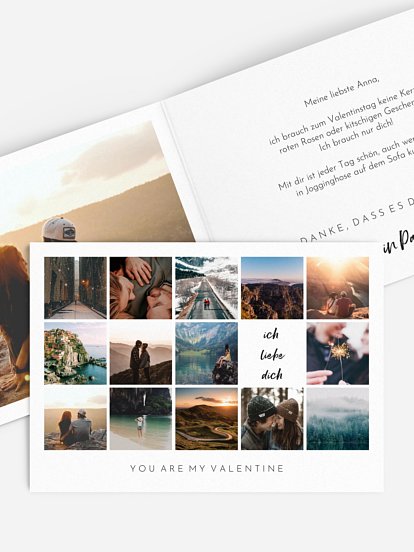 Karte zum Valentinstag Precious Memories