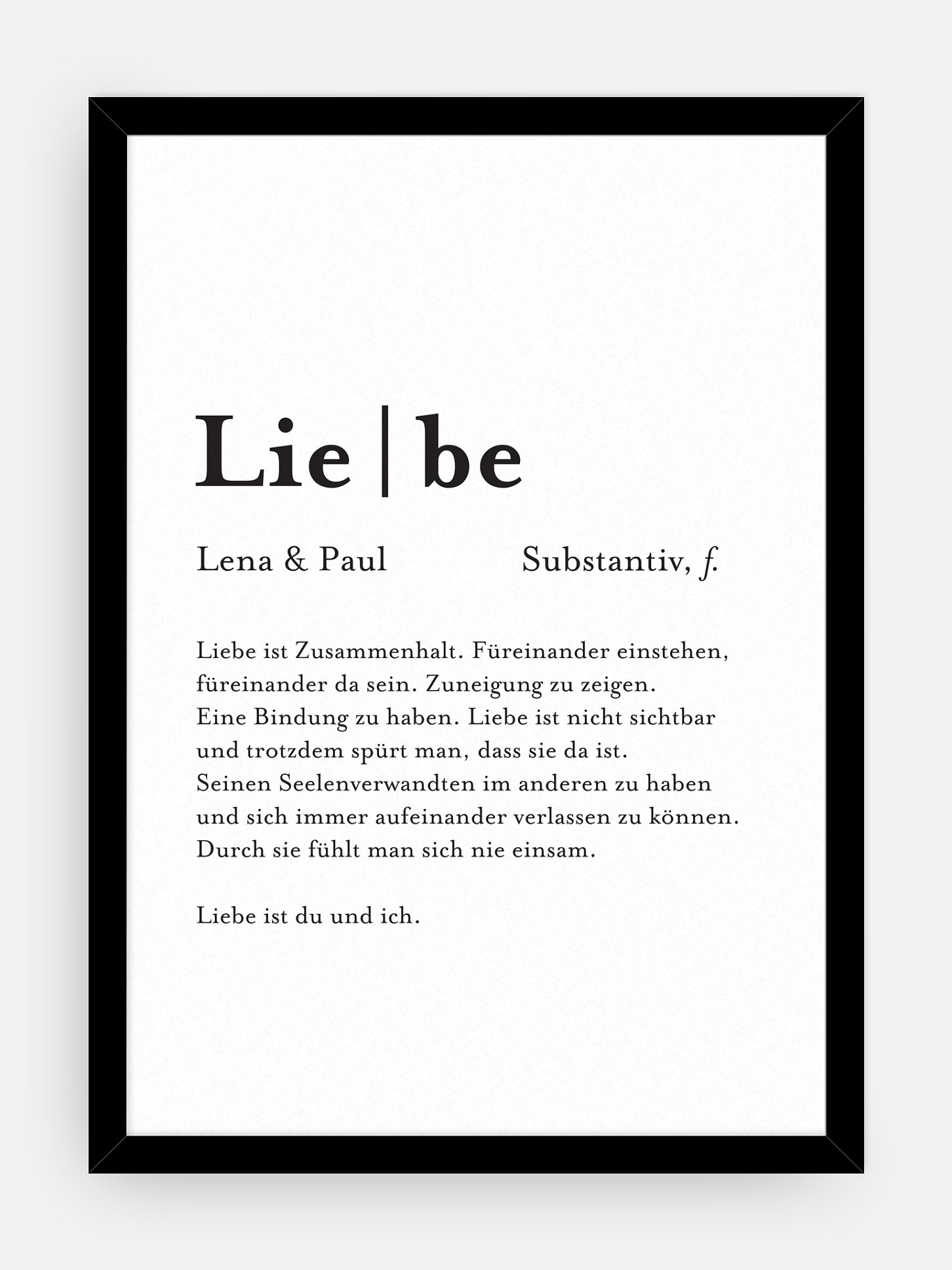 Poster Valentinstag Meanings