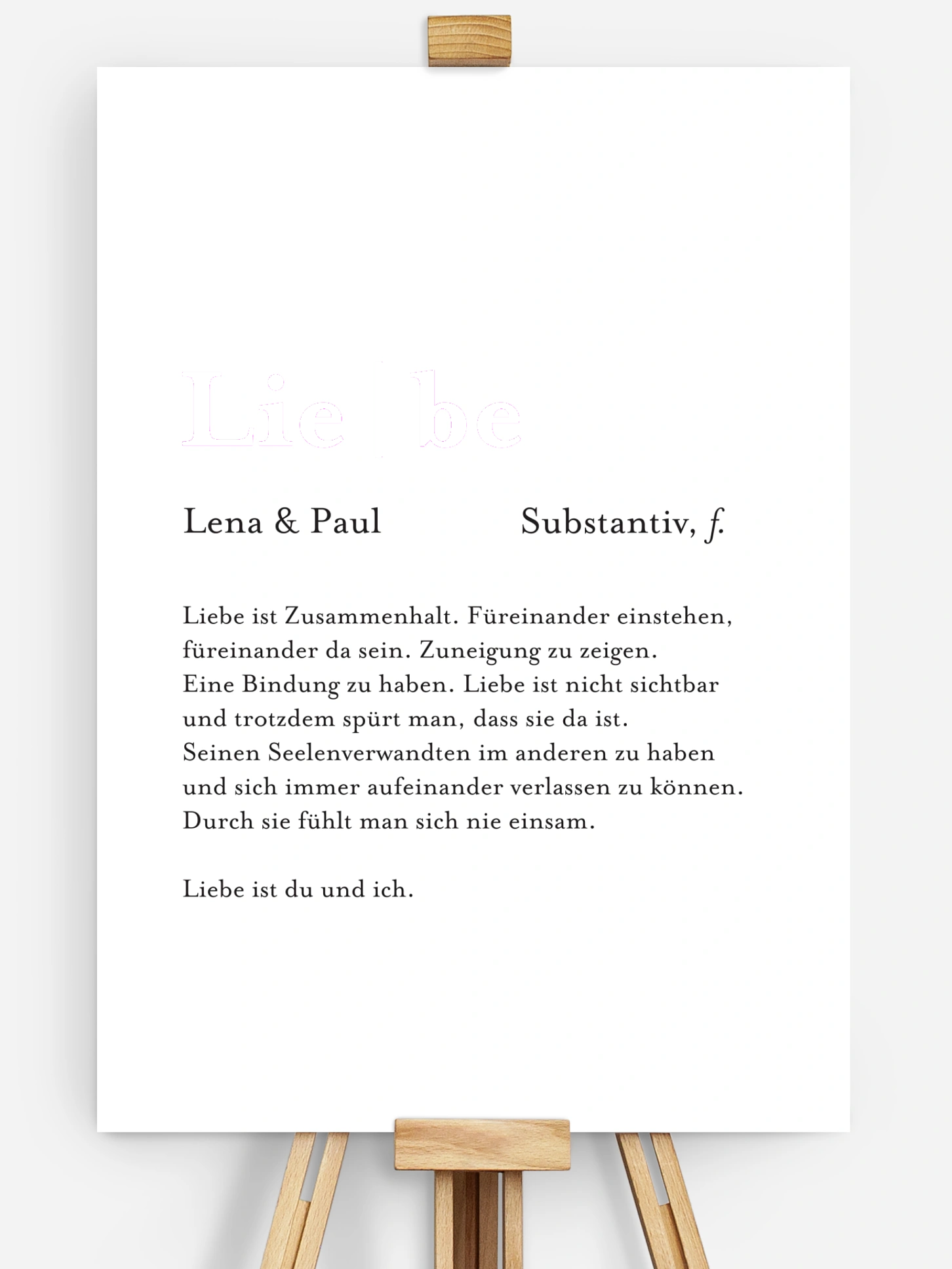 Poster Valentinstag Meanings