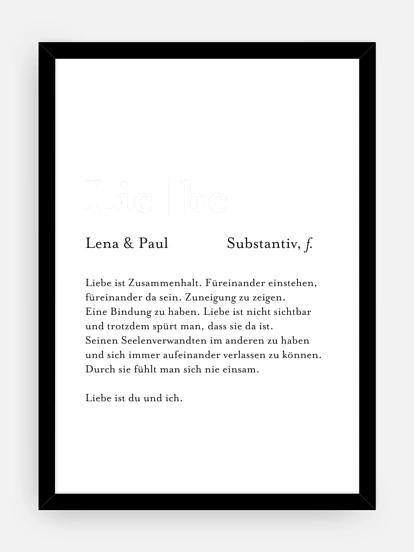 Poster Valentinstag Meanings