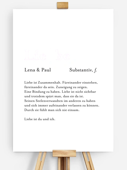Poster Valentinstag Meanings