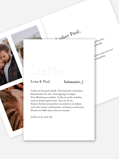 Karte zum Valentinstag Meanings