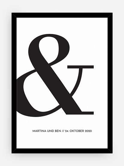 Poster Valentinstag Zweisamkeit