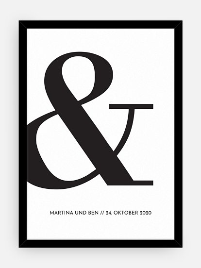 Poster Valentinstag Zweisamkeit