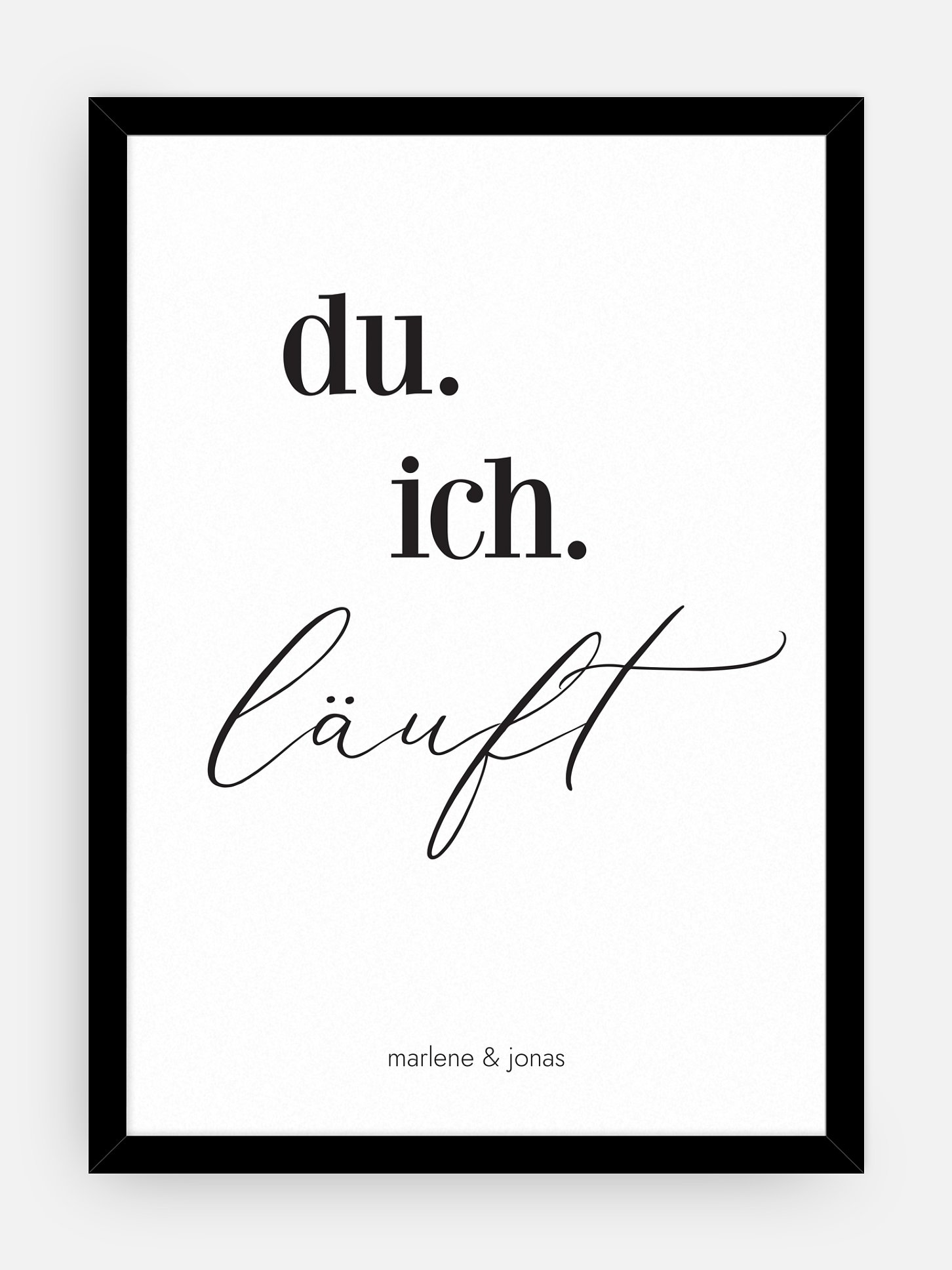 Poster Valentinstag Läuft