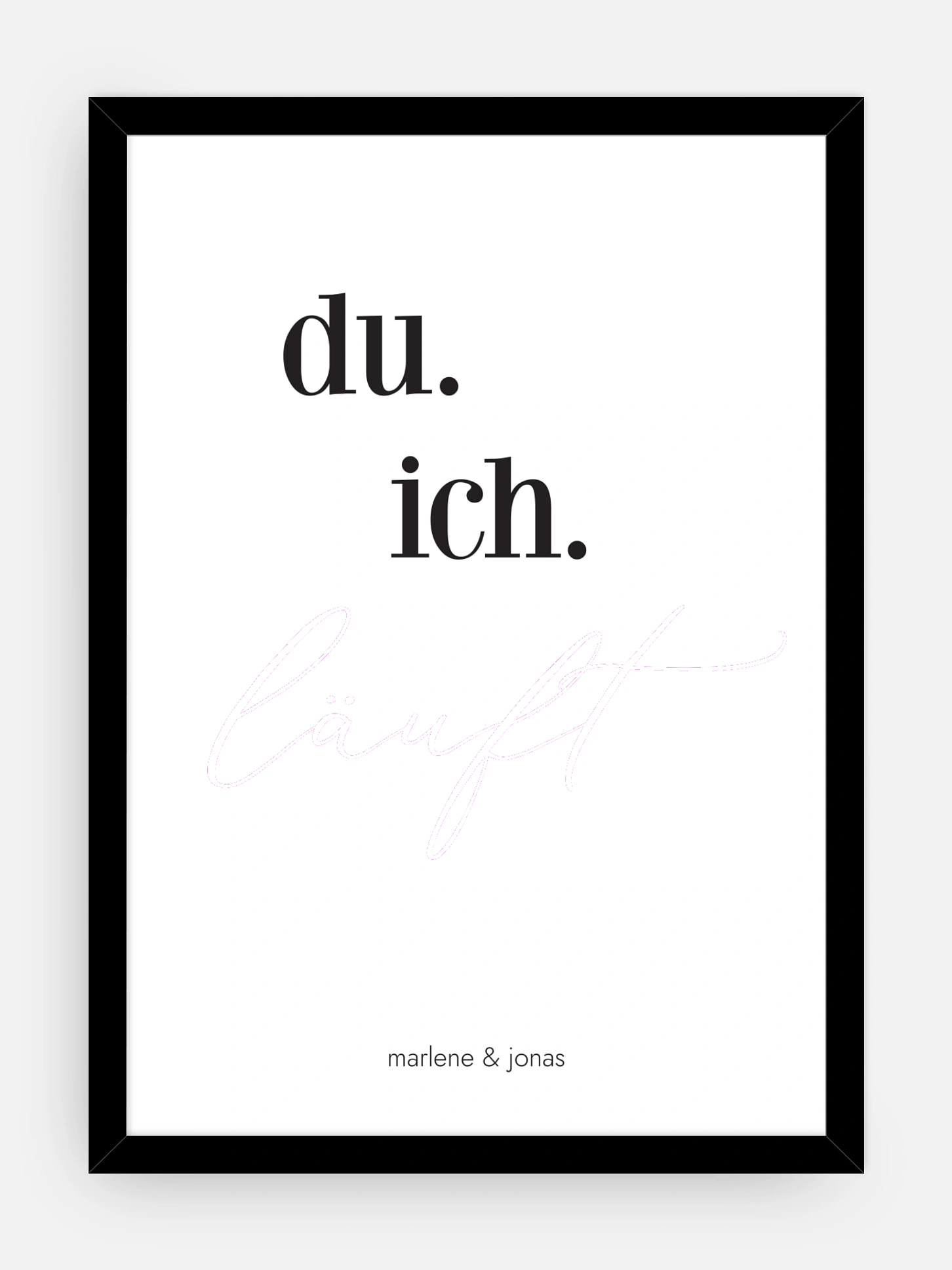 Poster Valentinstag Läuft