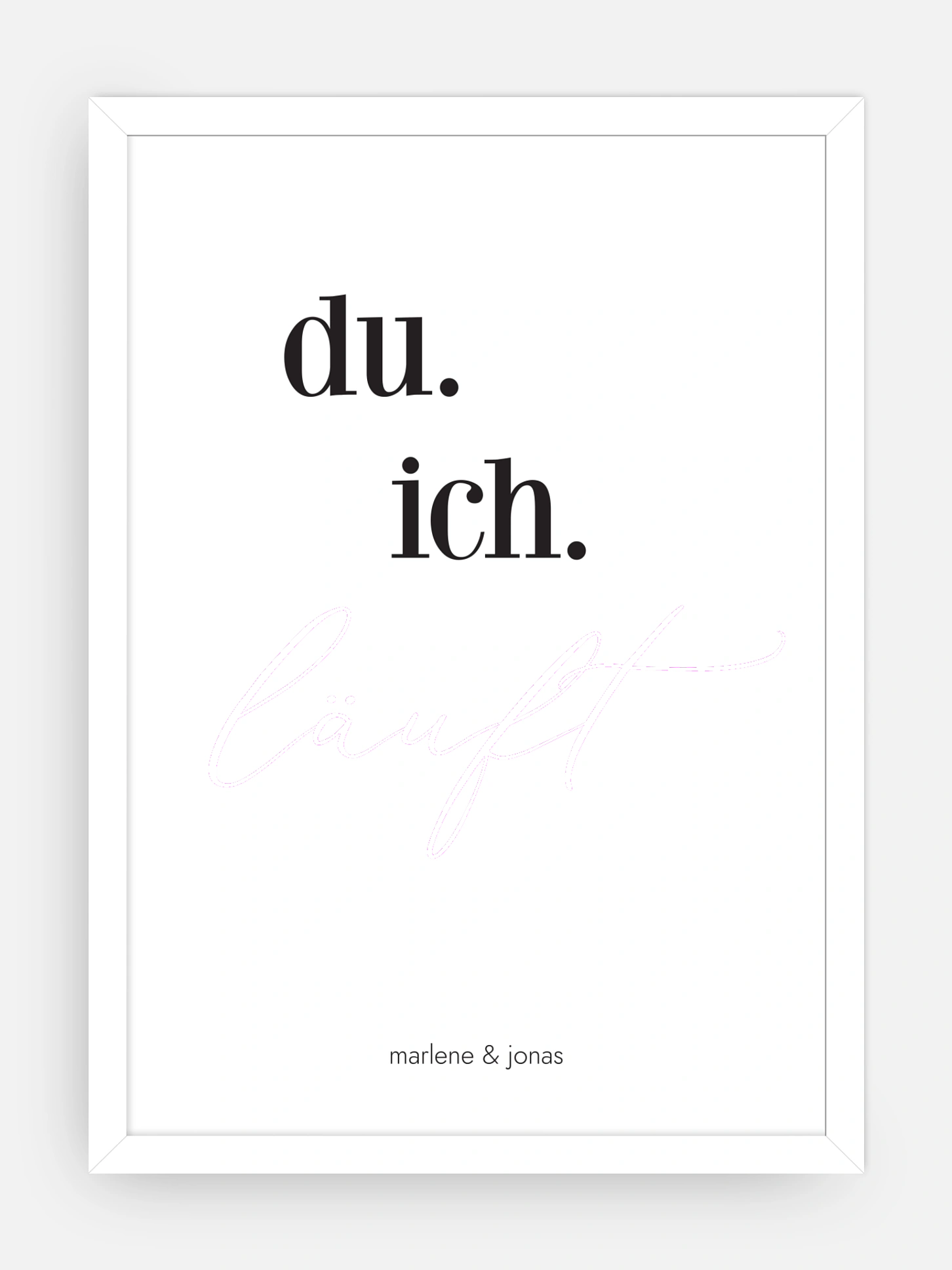 Poster Valentinstag Läuft