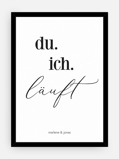 Poster Valentinstag Läuft